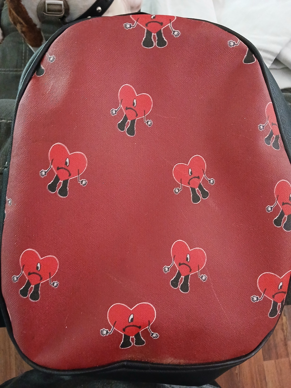 Bas Bunny Red Heart Backpack